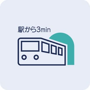 京王線調布駅から徒歩3分